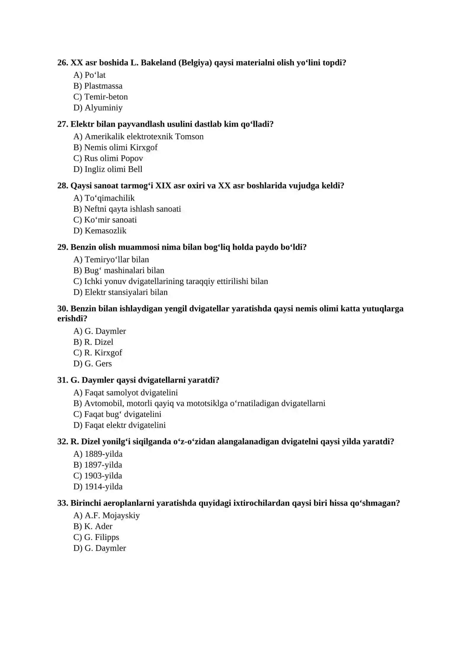 9-SINF JAHON TARIXI VIII BOB: Fan va madaniyat XIX asr oxiri – XX asr boshlarida 4