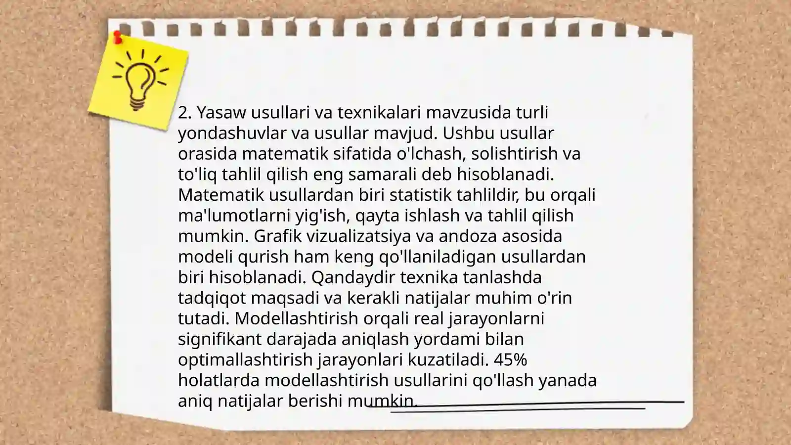 Yasawga doir masalalarning nazariy asoslari 4