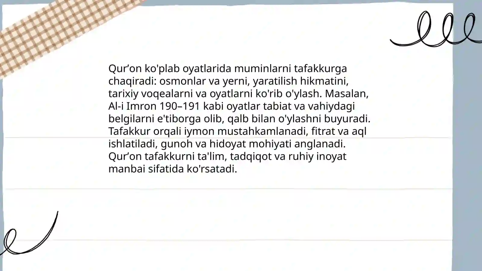 Tafakkur 4