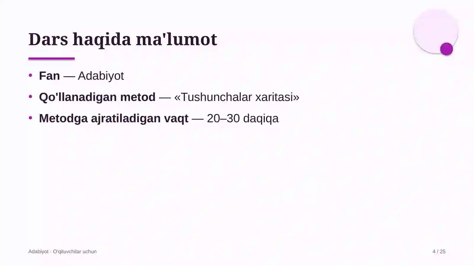 adabiyot darslarida tushunchalar xaritasi metodidan foydalanish 2783 4
