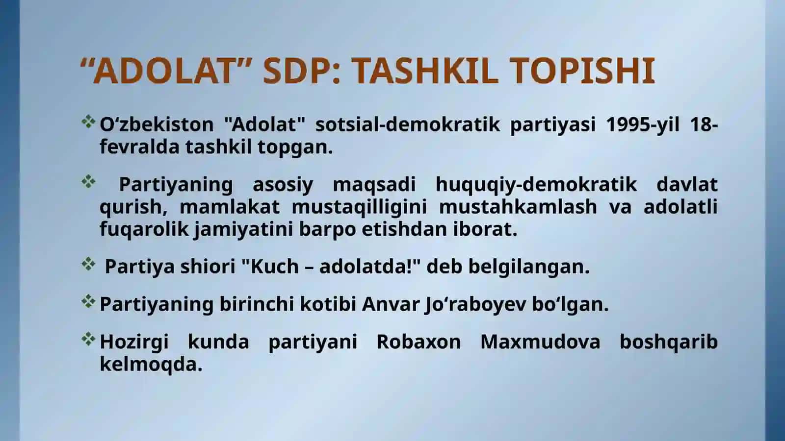 ADOLAT SOTSIAL-DEMOKRATIK PARTIYASI 4