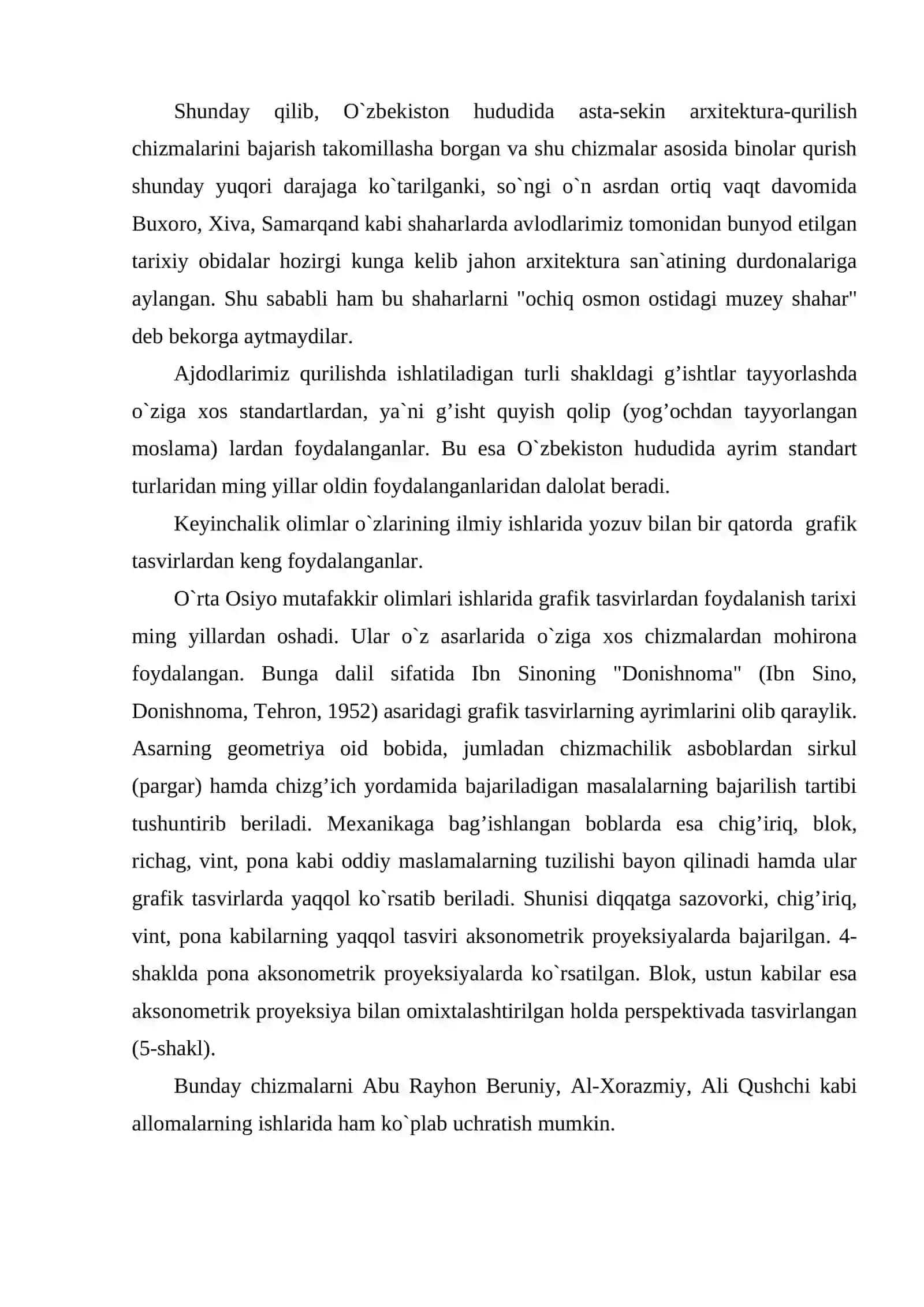 Amaliy san`atda lekalo egri chiziq va geometrik yasashlarning amaliy ahamiyati haqida. 4