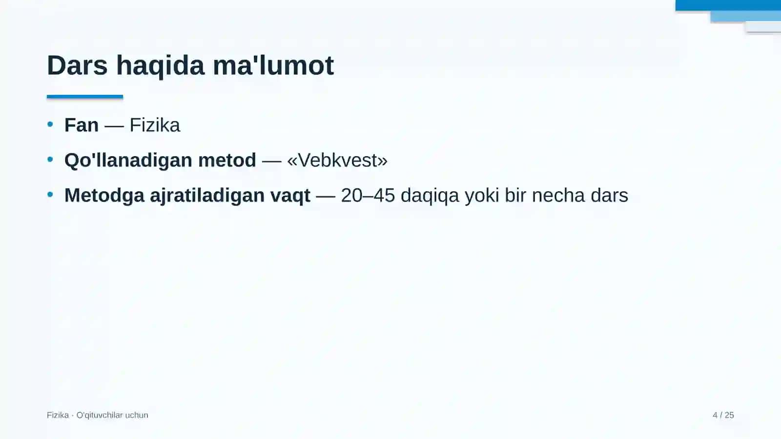 fizika darslarida vebkvest metodidan foydalanish 4066 4