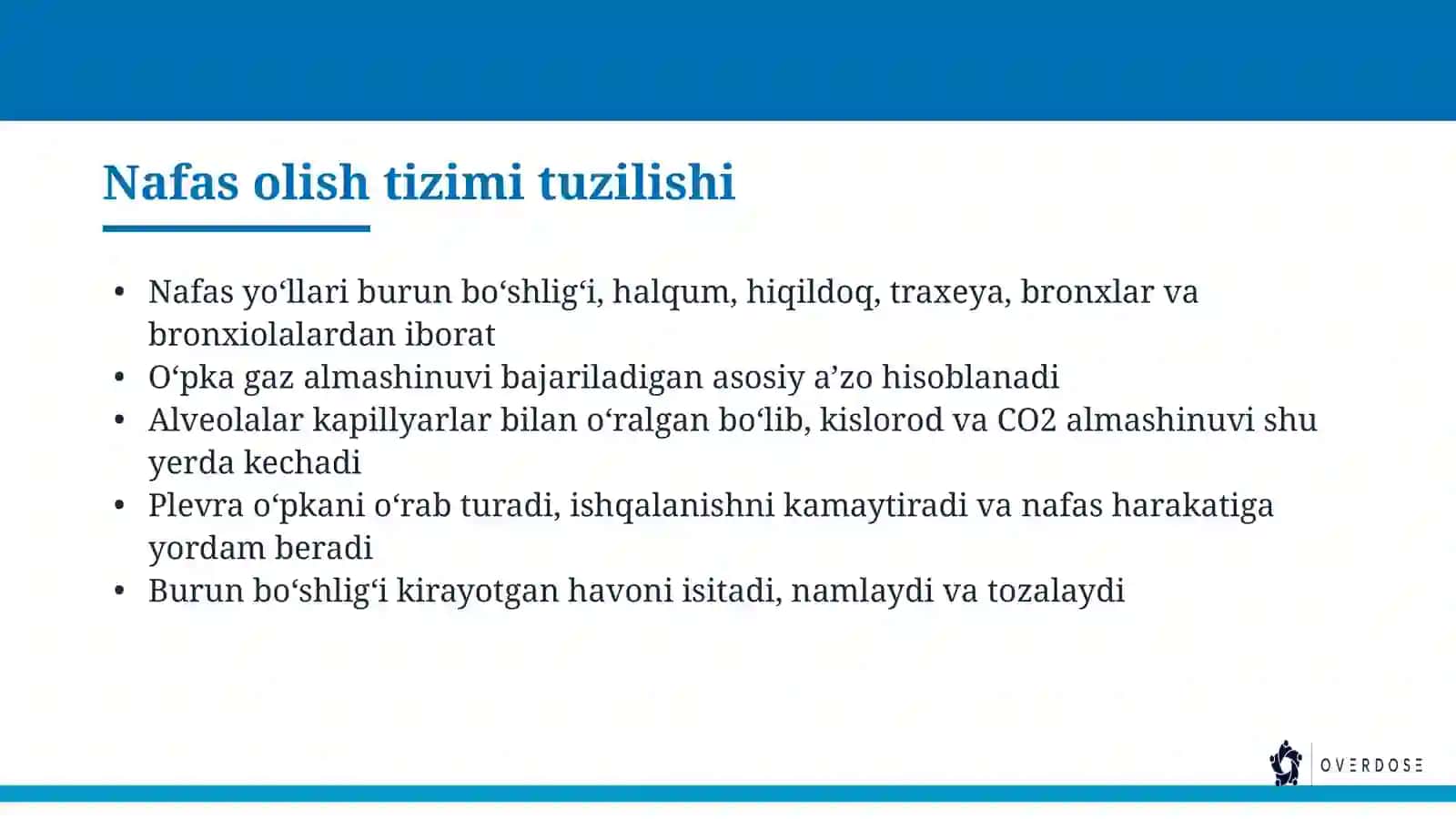 Nafas tizimi kasalliklarida bemor parvarishi va nazorati 4