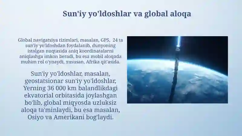 Sun'iy yòldoshlar va XKS (xalqaro kosmik stansiya) 4