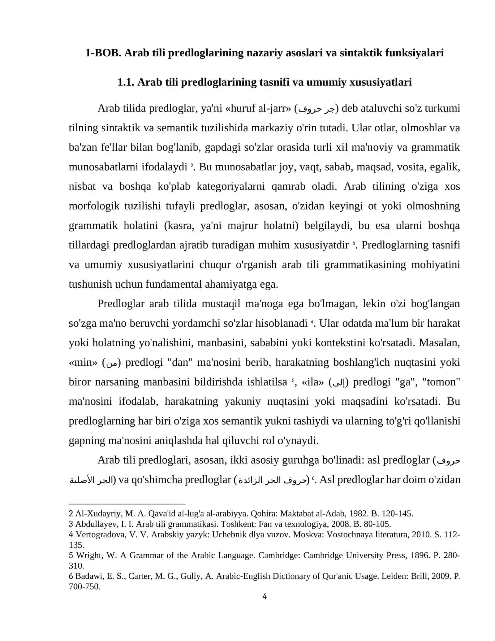 ARAB TILIDA PREDLOGLAR 4