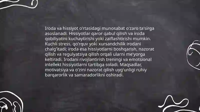 Iroda va hissiyot 4