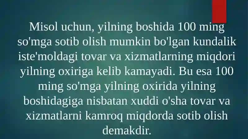 Inflyasiya va inflasiyaga qarshi siyosat 4