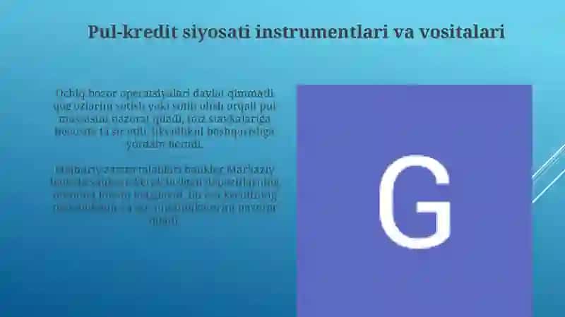 Pul-kredit siyosatini yuritish: strategiyasi va taktika 4