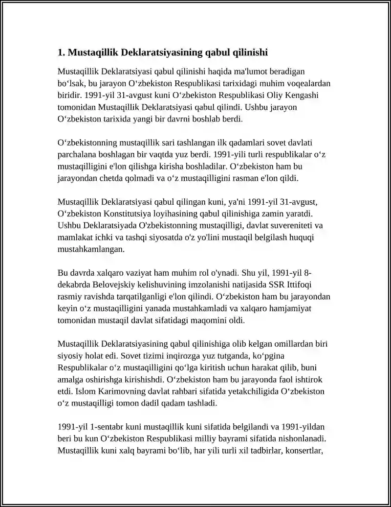 Mustaqil O'zbekiston 4