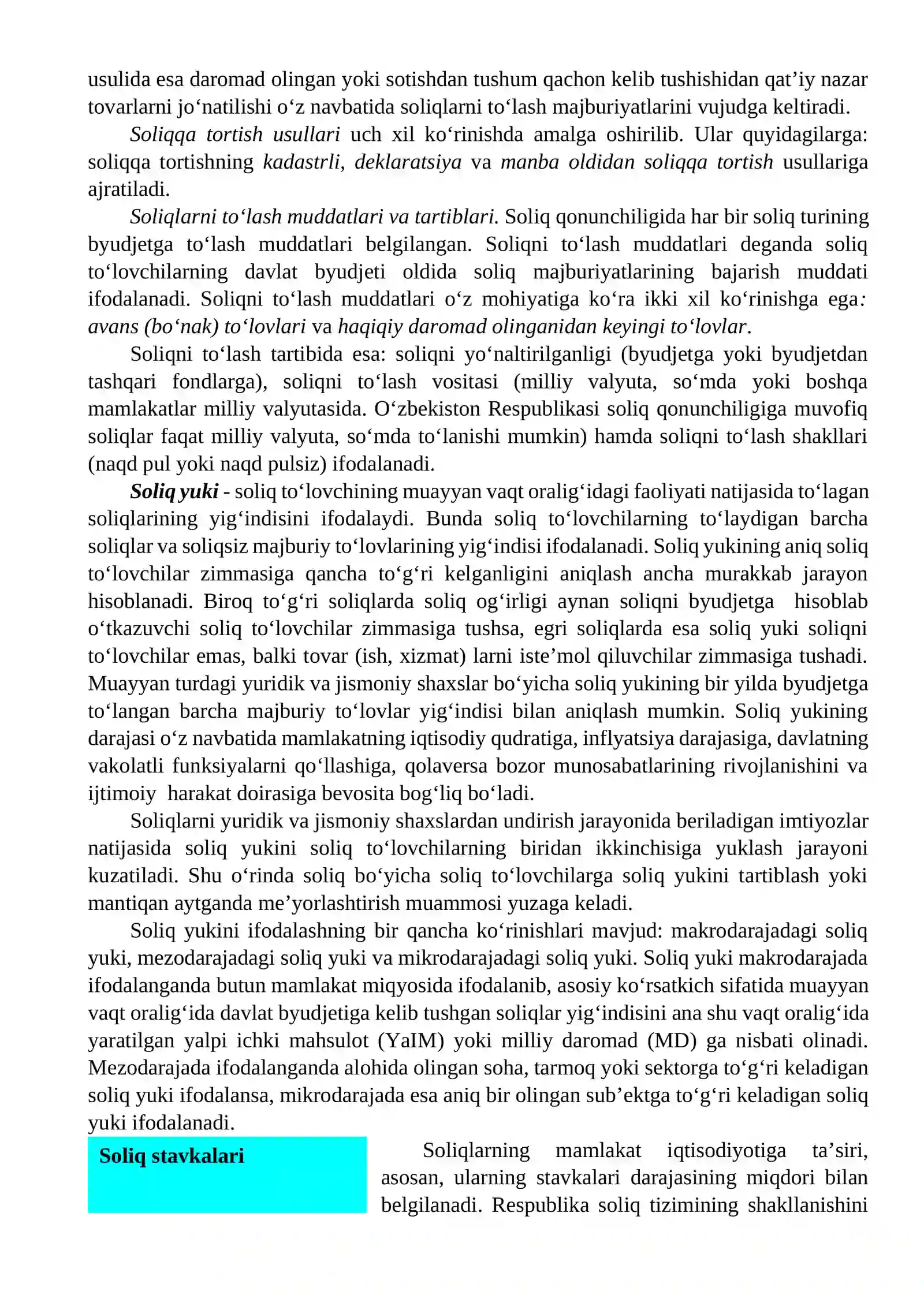 Soliq elementlari 4
