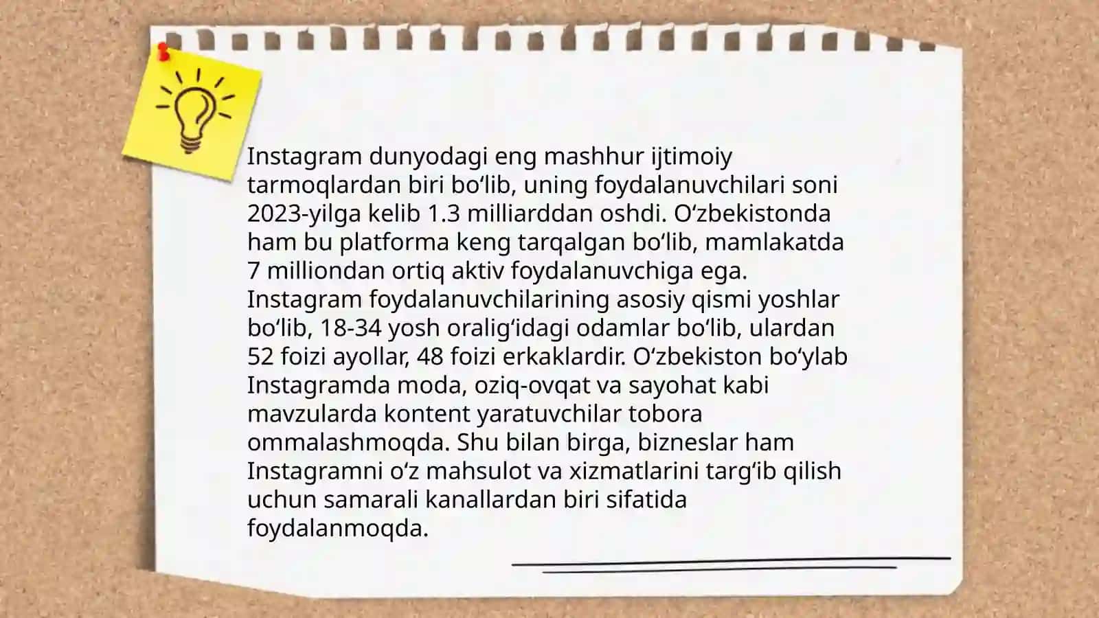 Telegram, Fasebook, Instagramlarni tushunchalari va qiyosiy tahlili 4