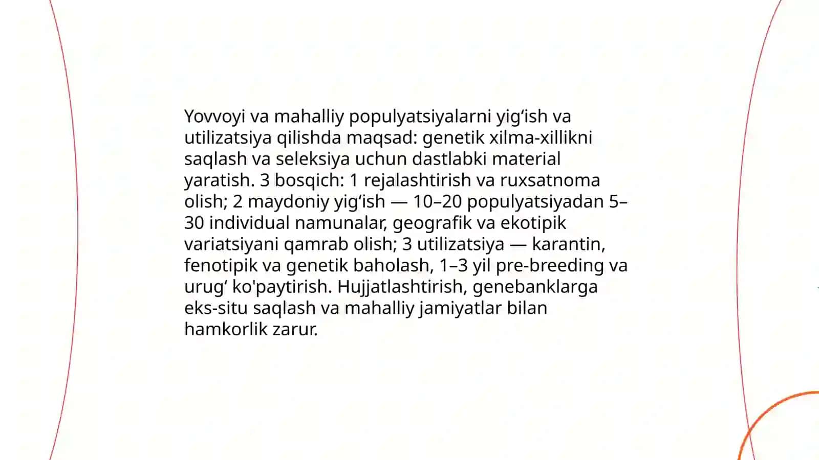 Seleksiya jarayonining umumiy dastlabki material manbalari va uni yaratish usullari 4