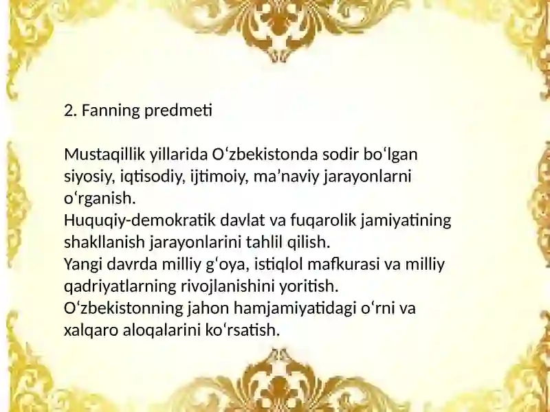 O’zbekistonning Eng yangi tarixi 4