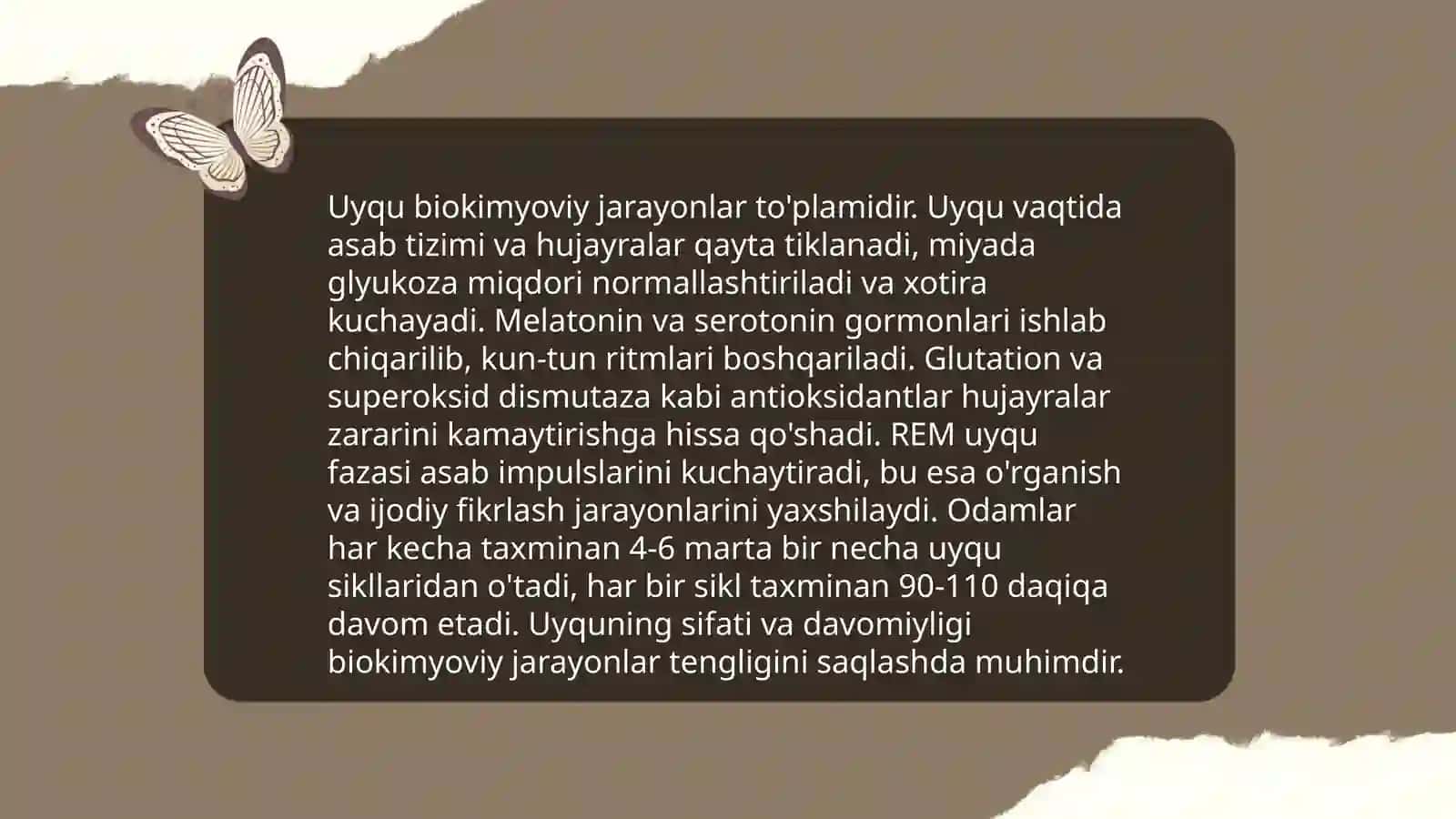 Insonni mehnat faoliyatining fiziologik gigenik asoslari 4