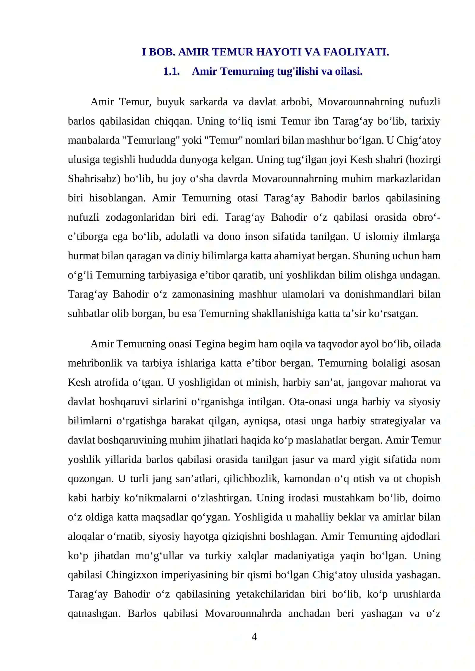 AMIR TEMUR TUZUKLARI 4