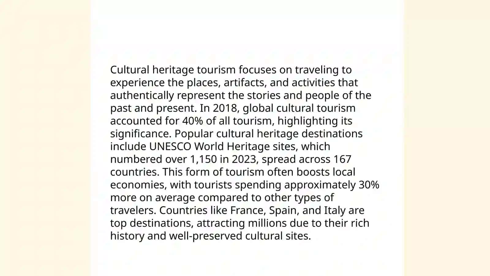Sustainable Tourism Practices 4