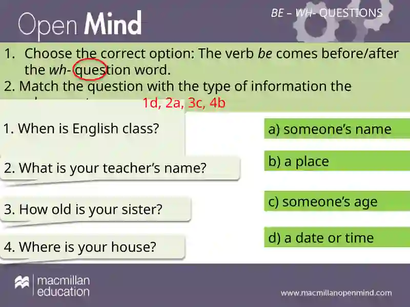 Open Mind ElementaryUnit 1 Grammar2 4