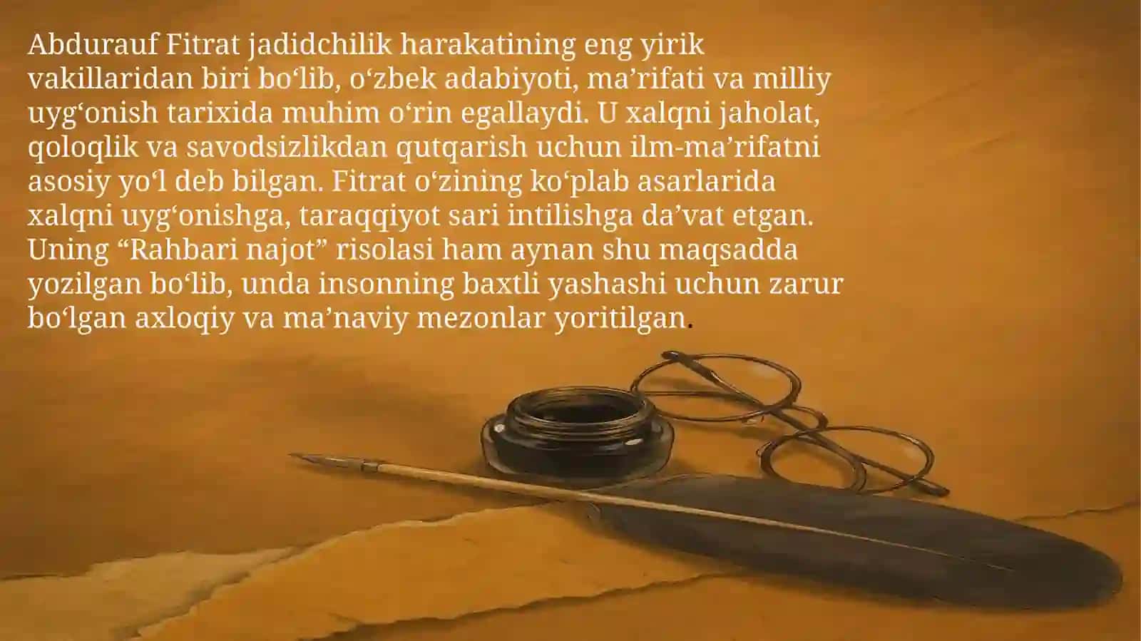 AbduraufFitratning "Rahbarinajot" risolasidagi "Baxtsizodamlaringikkitoifasi" gaoidqarashlari 4