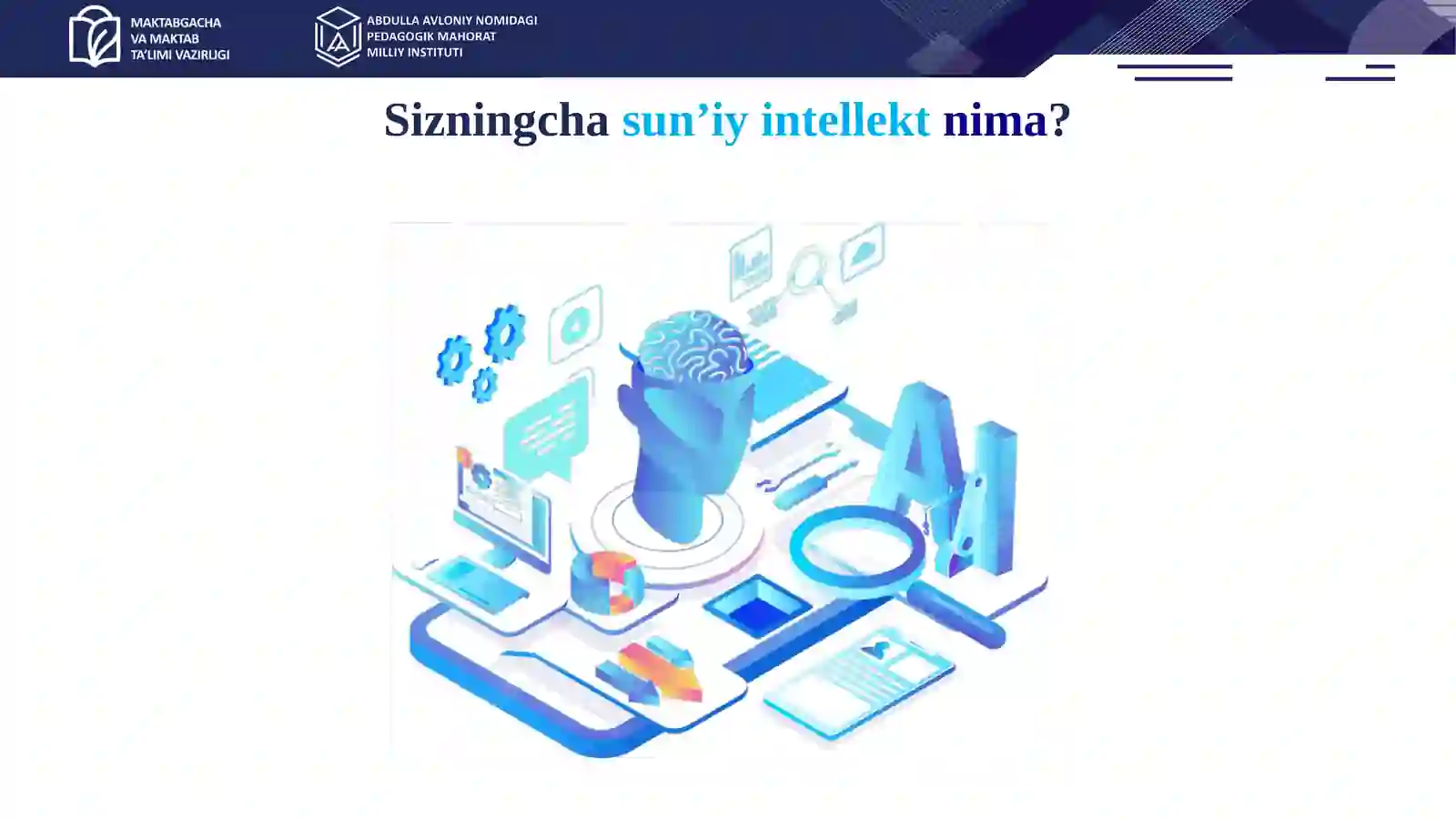 TA’LIMDA SUN’IY INTELLEKT TEXNOLOGIYALARI 4