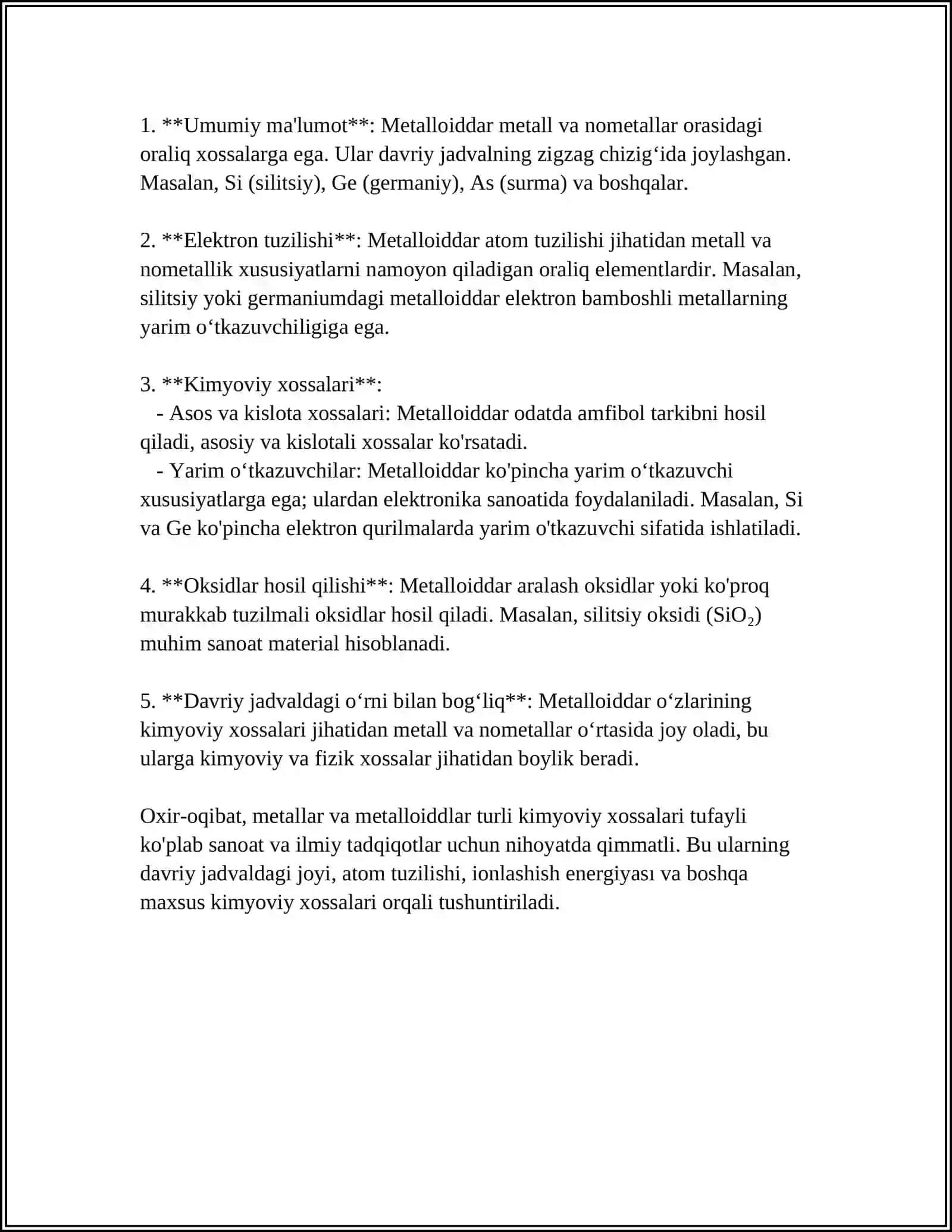 METALLURGIYADA NOORGANIK KIMYOVIY JARAYONLAR 4