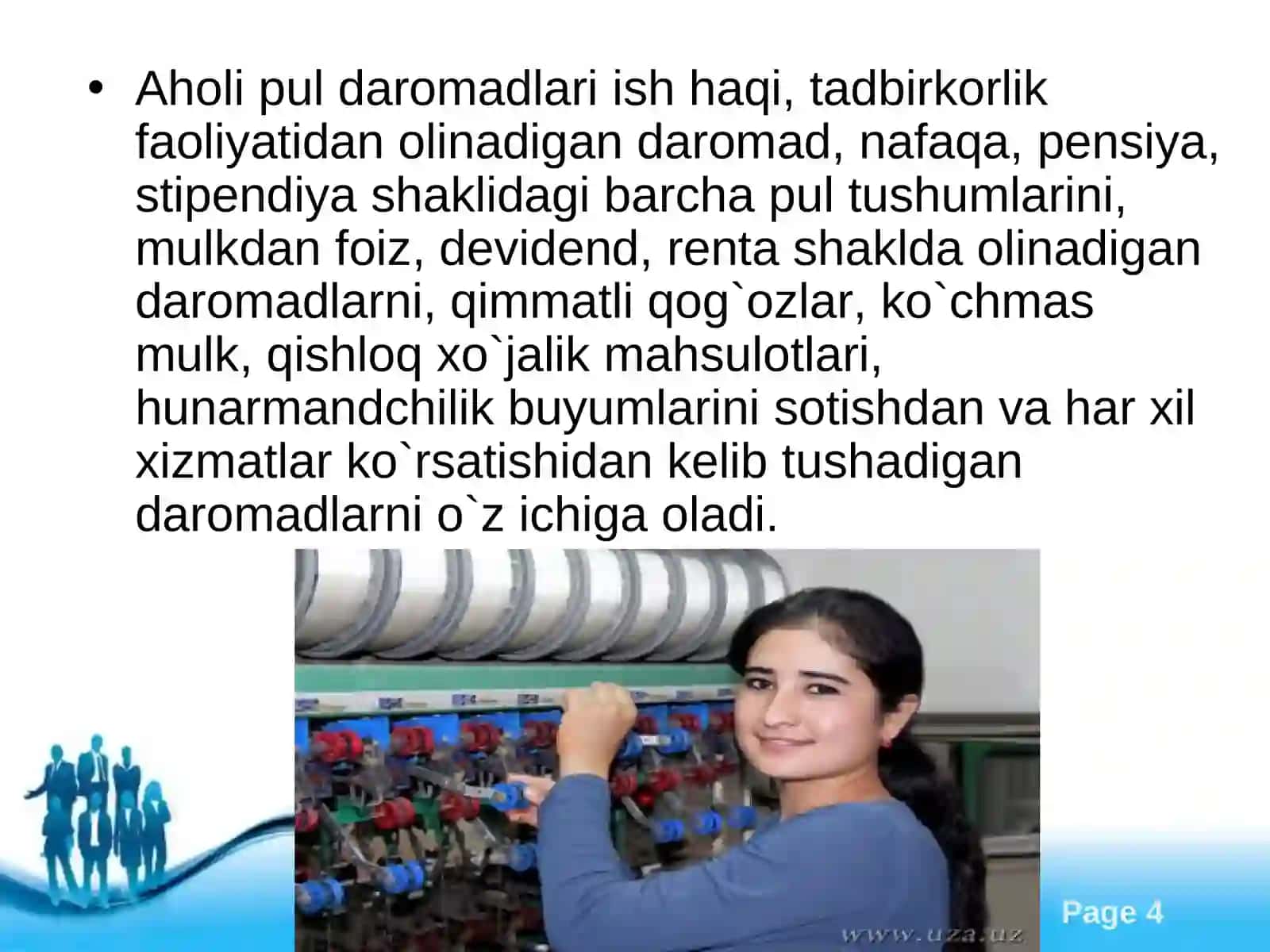 Aholi turmush darajasi va uning ko`rsatkichlari 4