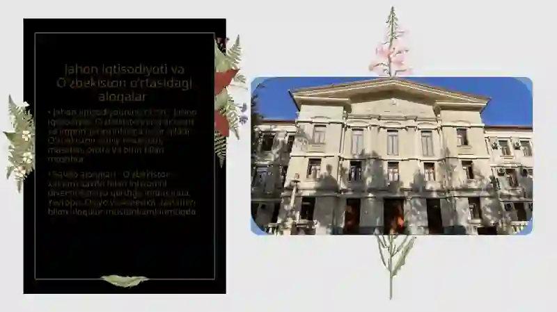 O'zbekiston va jahon hamjamiyati. 4