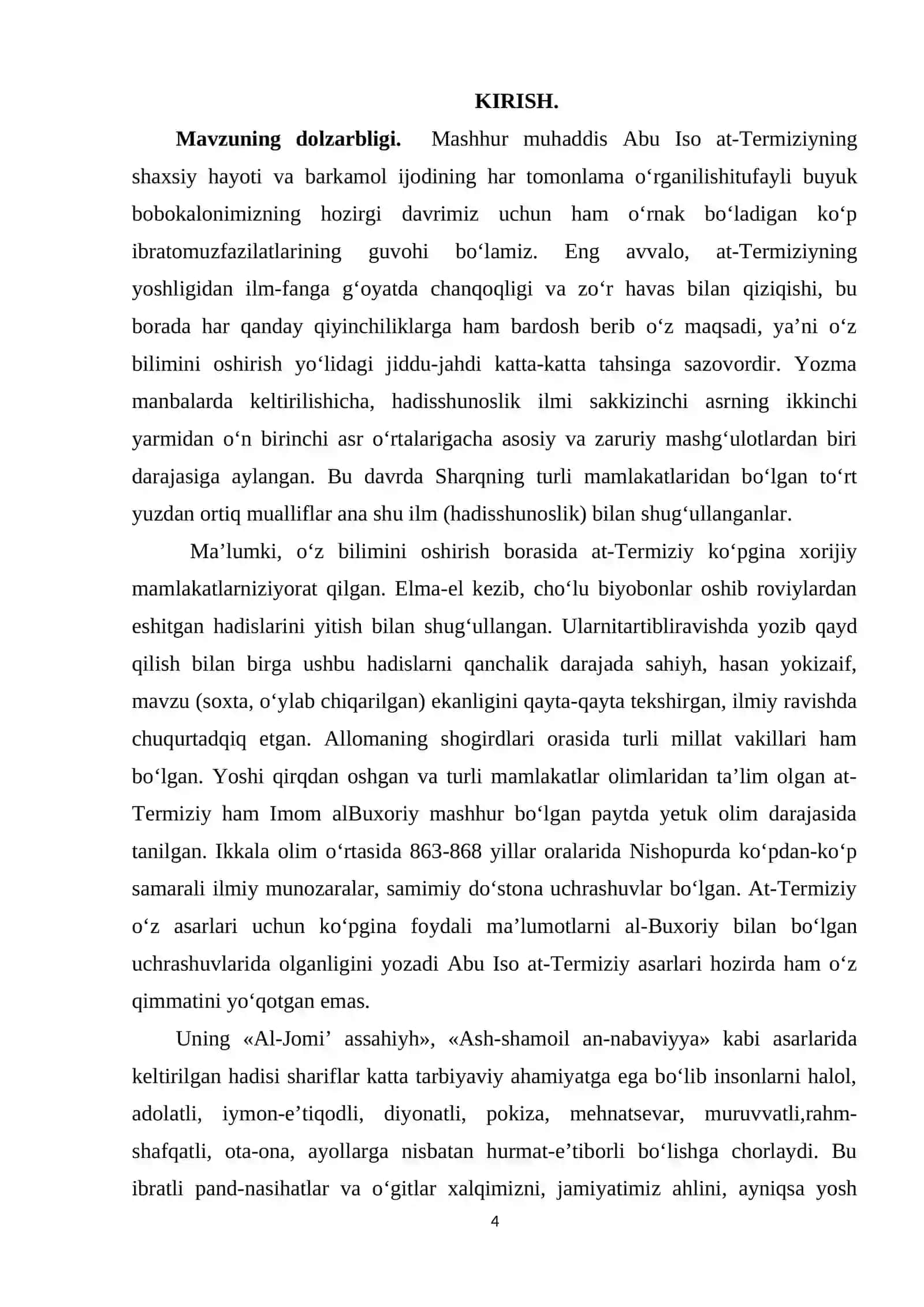 Imom At-Termiziy asarlari muhim tarixiy manba 4