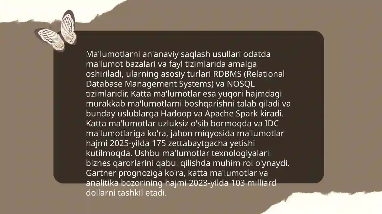 Katta Ma'lumotlar Arxitekturasi 4
