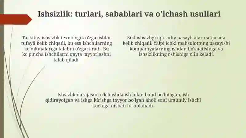 Mehnat Resurslari va Bandlikning Asosiy Ko'rsatkichlari 4