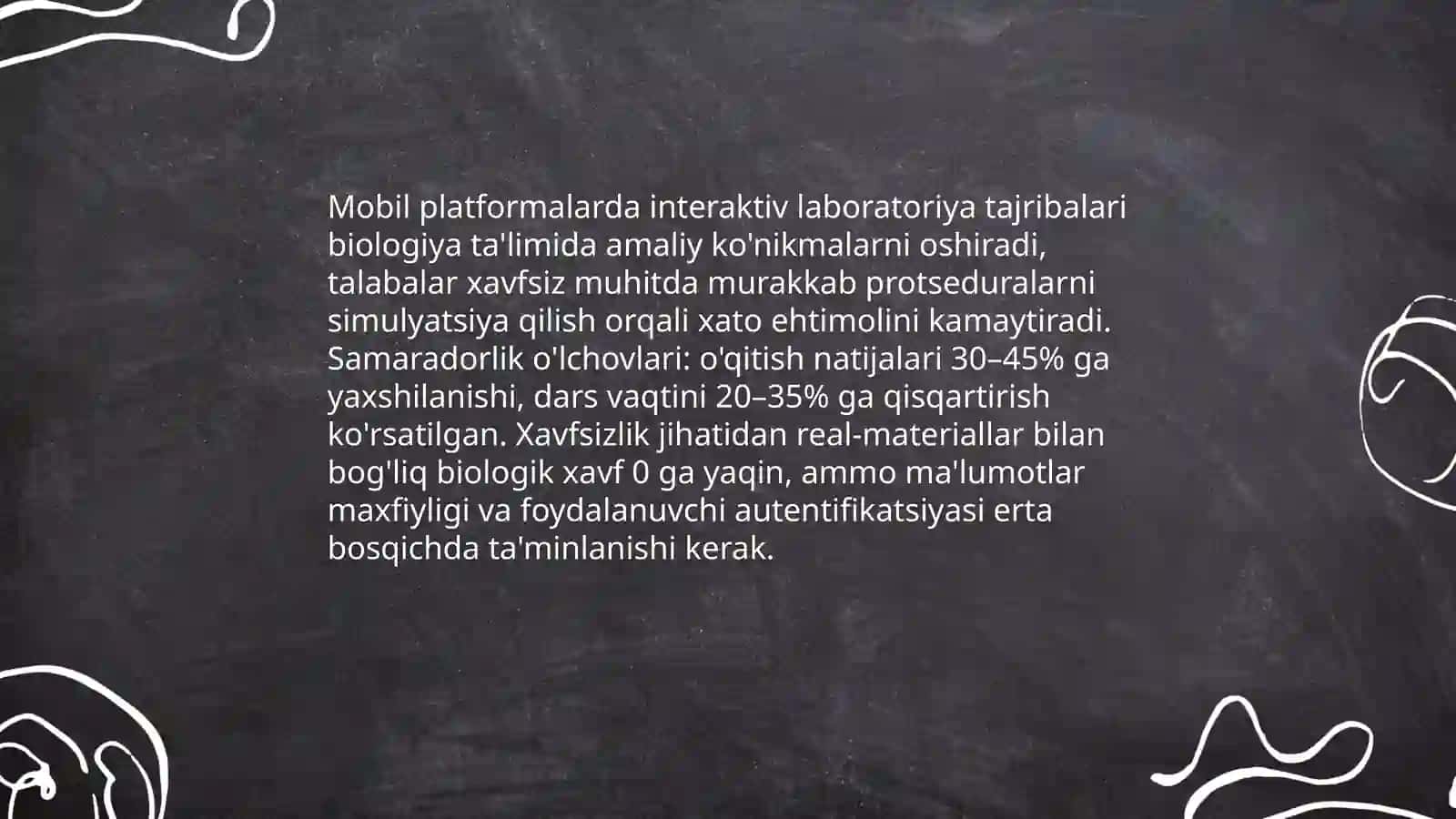 Mobil ilovalar va platformalar orqali biologiyani o'rgatish: imkoniyat va samaradorlik 4