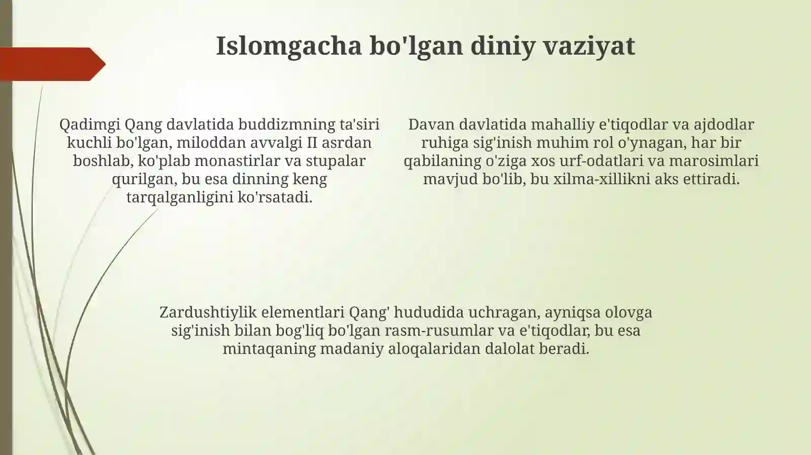 Mintaqada Islom Dinining Yoyishi 4