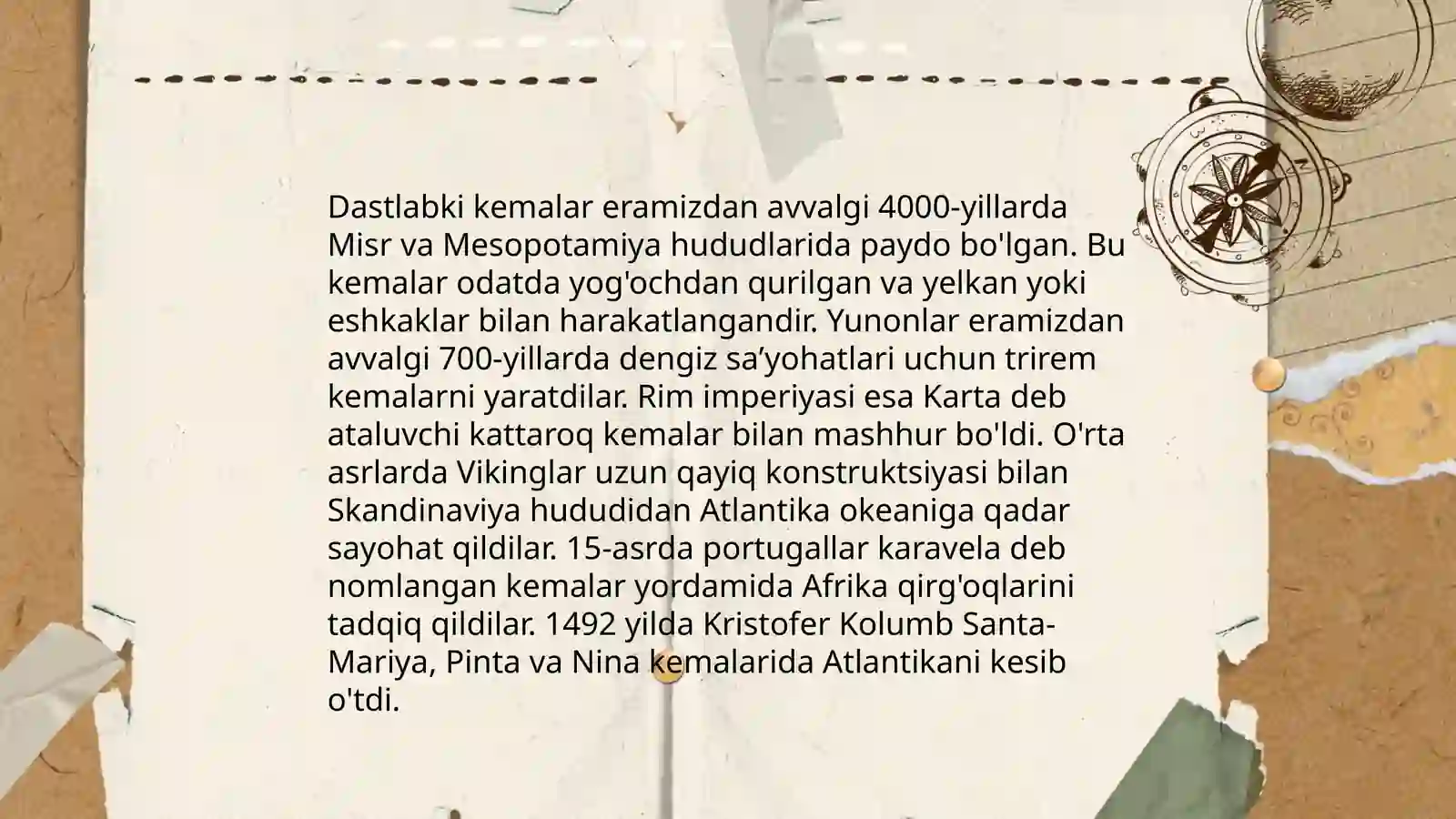 Kemalar tarixi haqida 4