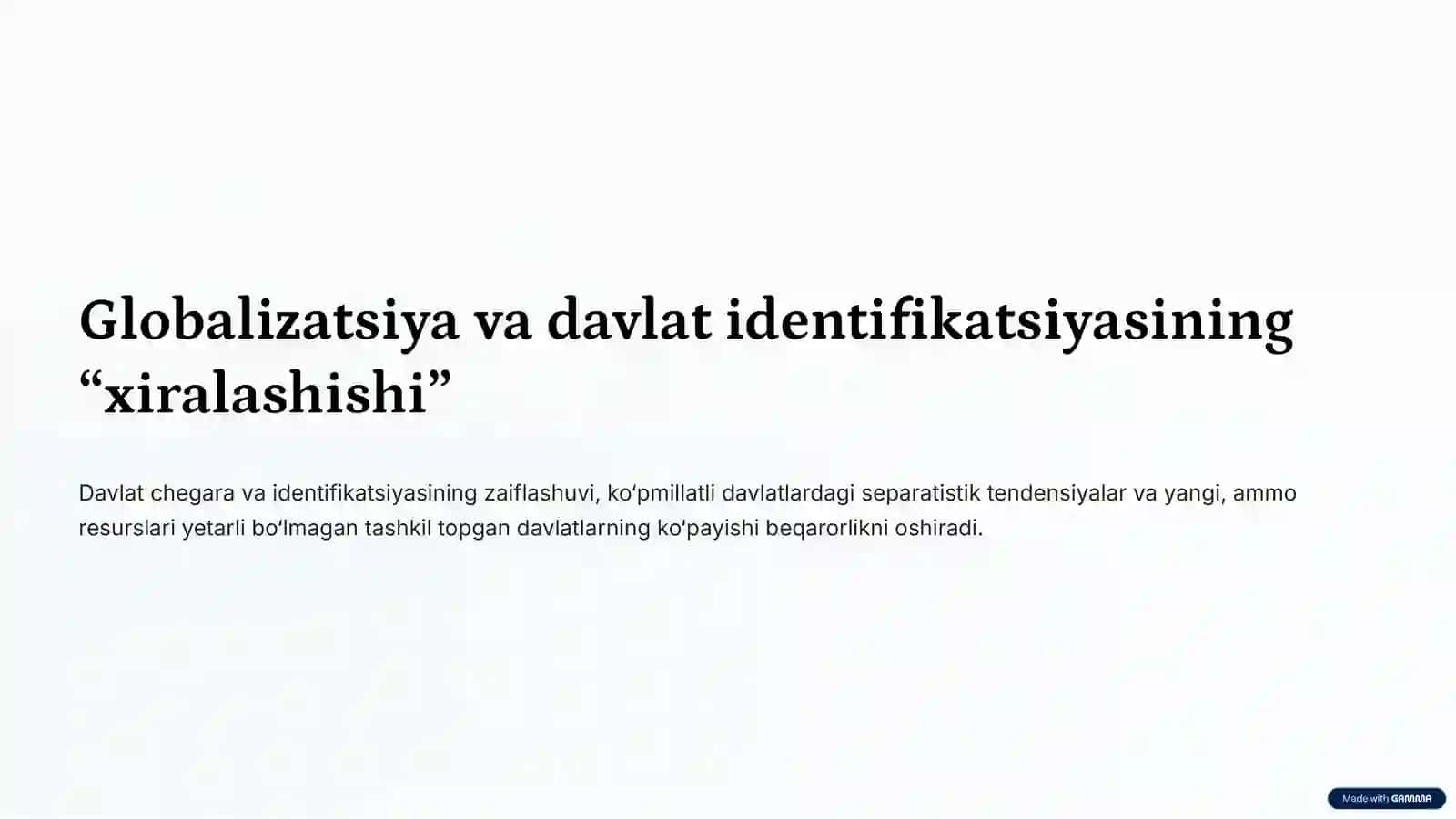 Etno-hududiy mojarolar: umumiy tasavvur. 4