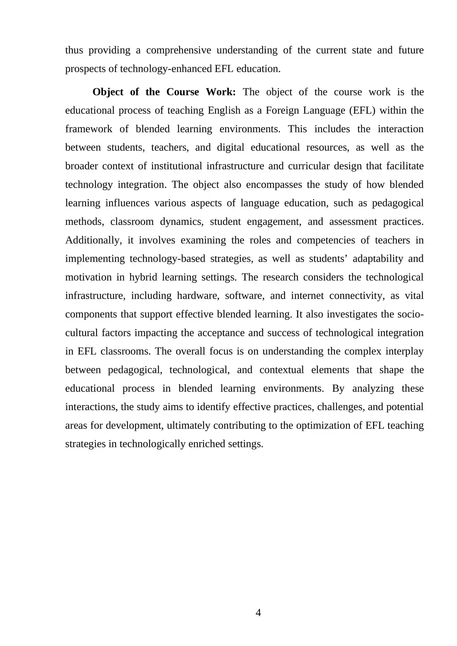 BLENDED LEARNING AND TECHNOLOGY INTEGRATION IN EFL CLASSES 4