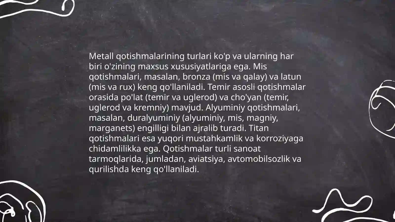Metalli qotishmalar 4