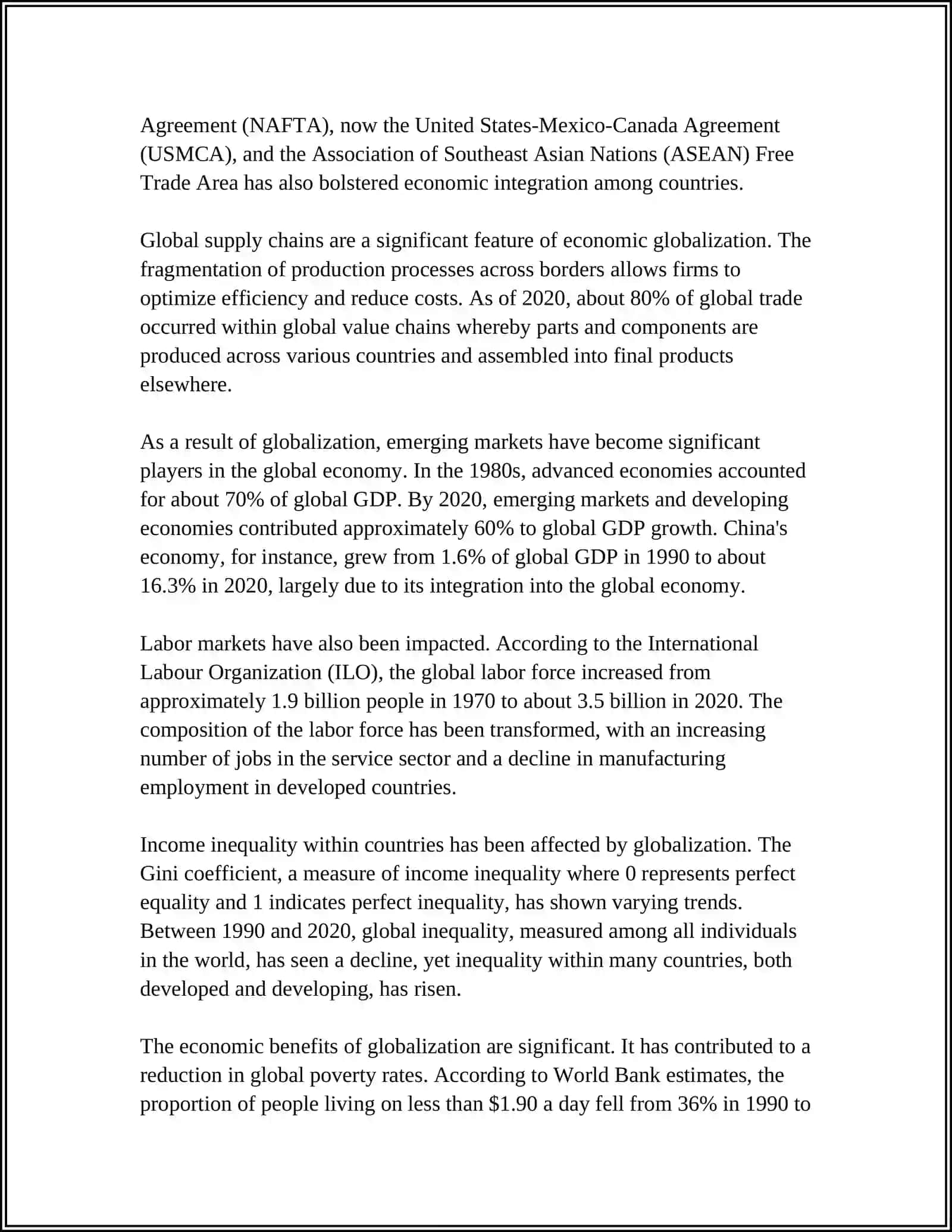 CHANGES IN THE STRUCTURE OF THE ECONOMY 4