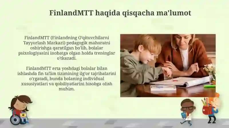 Fillandiya MTTda ilk yoshdagi bolalar bilan ishlashda pedagogik-psixologik xususiyatlarini hisobga olish 4