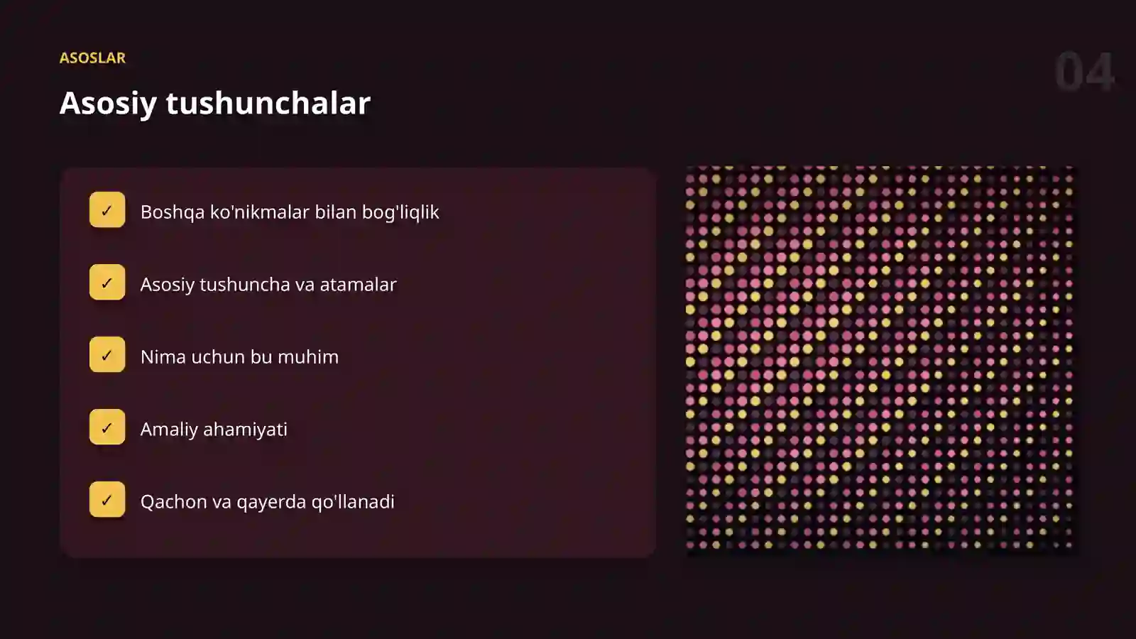 Datasetlar va ma'lumot 4