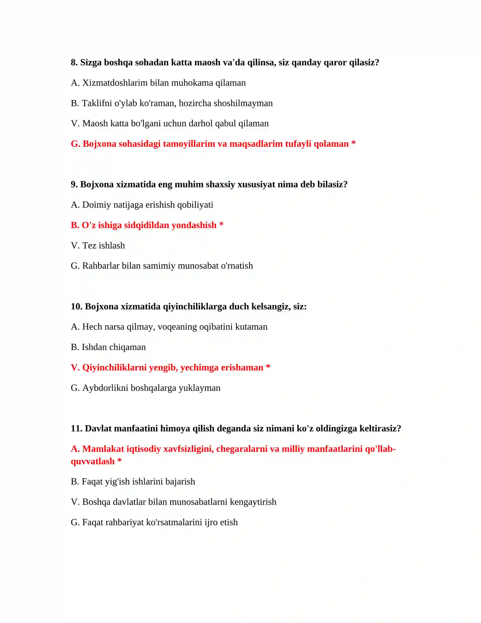 Bojxona akademiyasi imtihoniga tayyorgarlik 4
