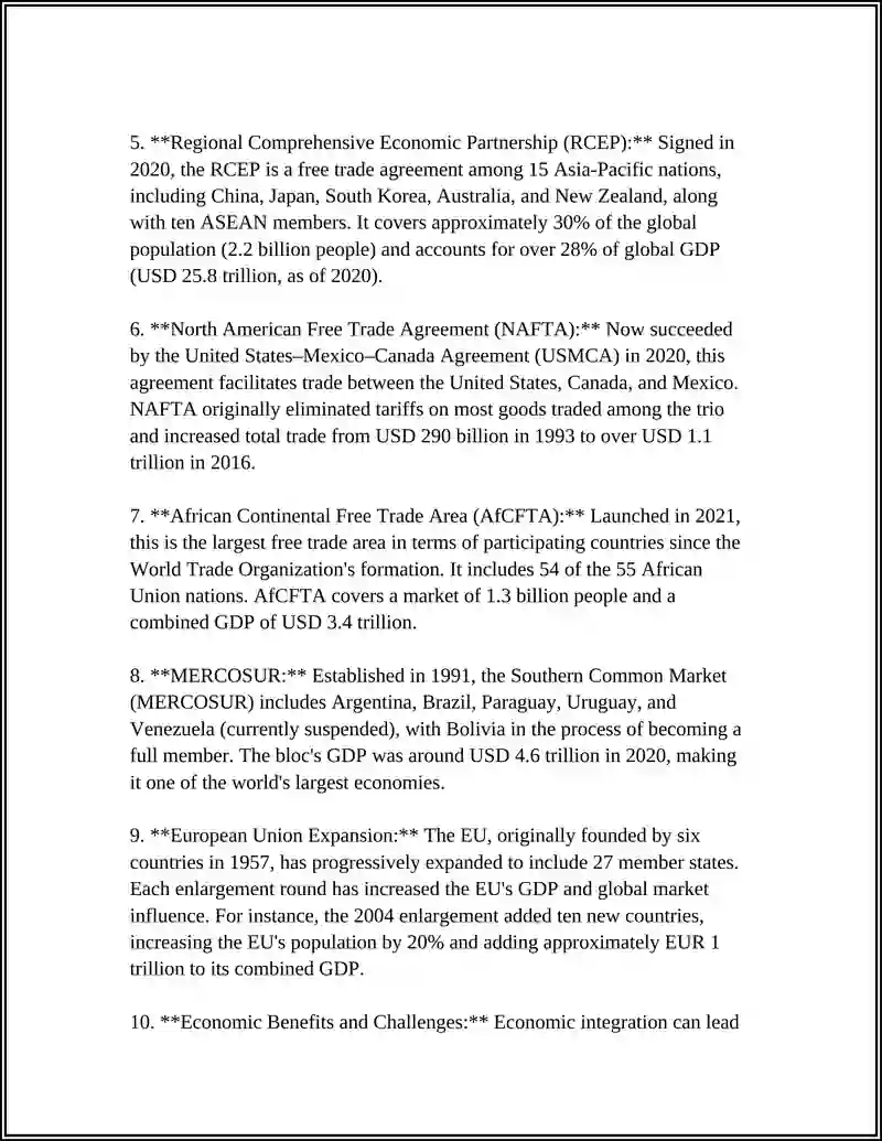 Economic Integration 4