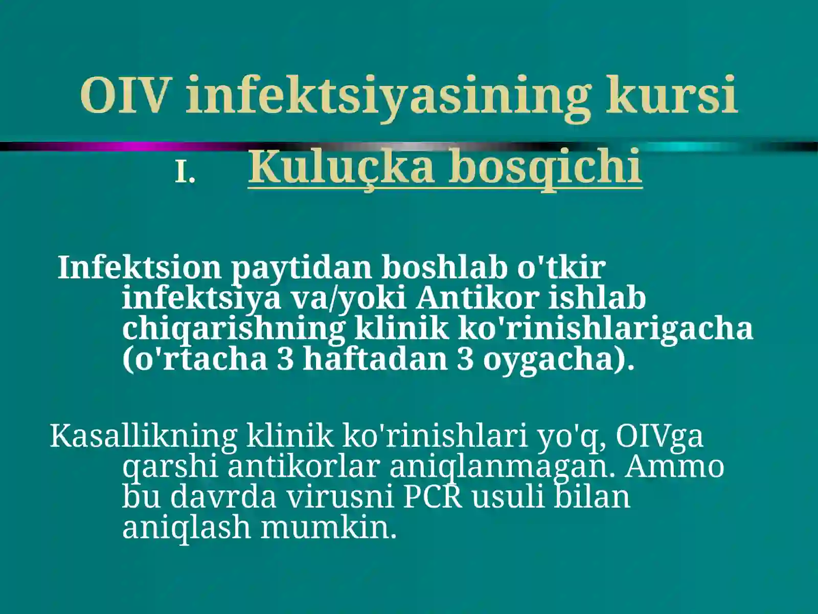 OITS VA UNING OLDINI OLISH 4