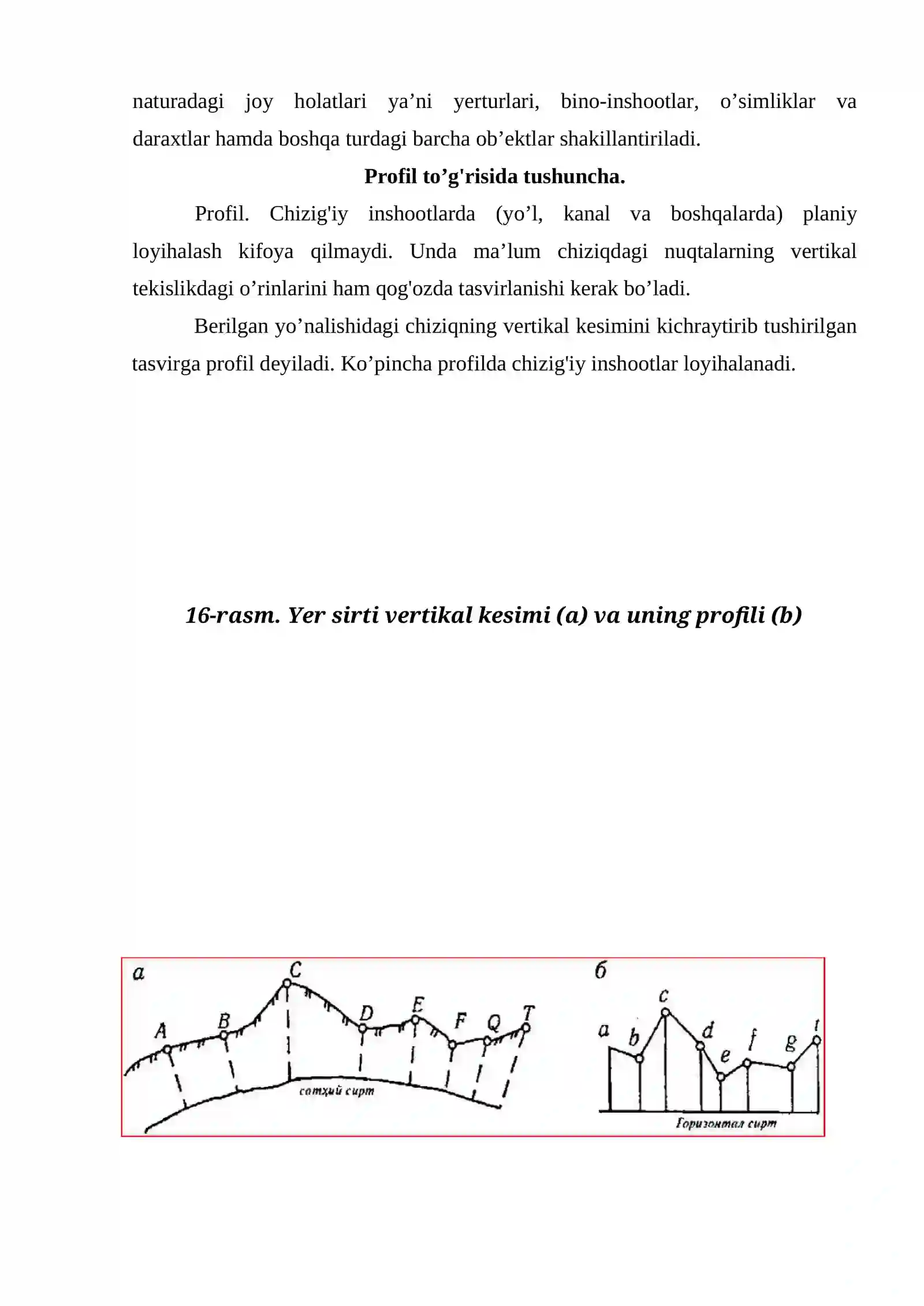 Topografik kartalar va planlar. Joy relefini topografik karta va planlarda tasvirlanishi 4