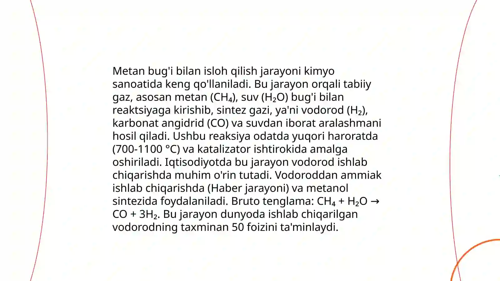 Metan konversiyasi 4