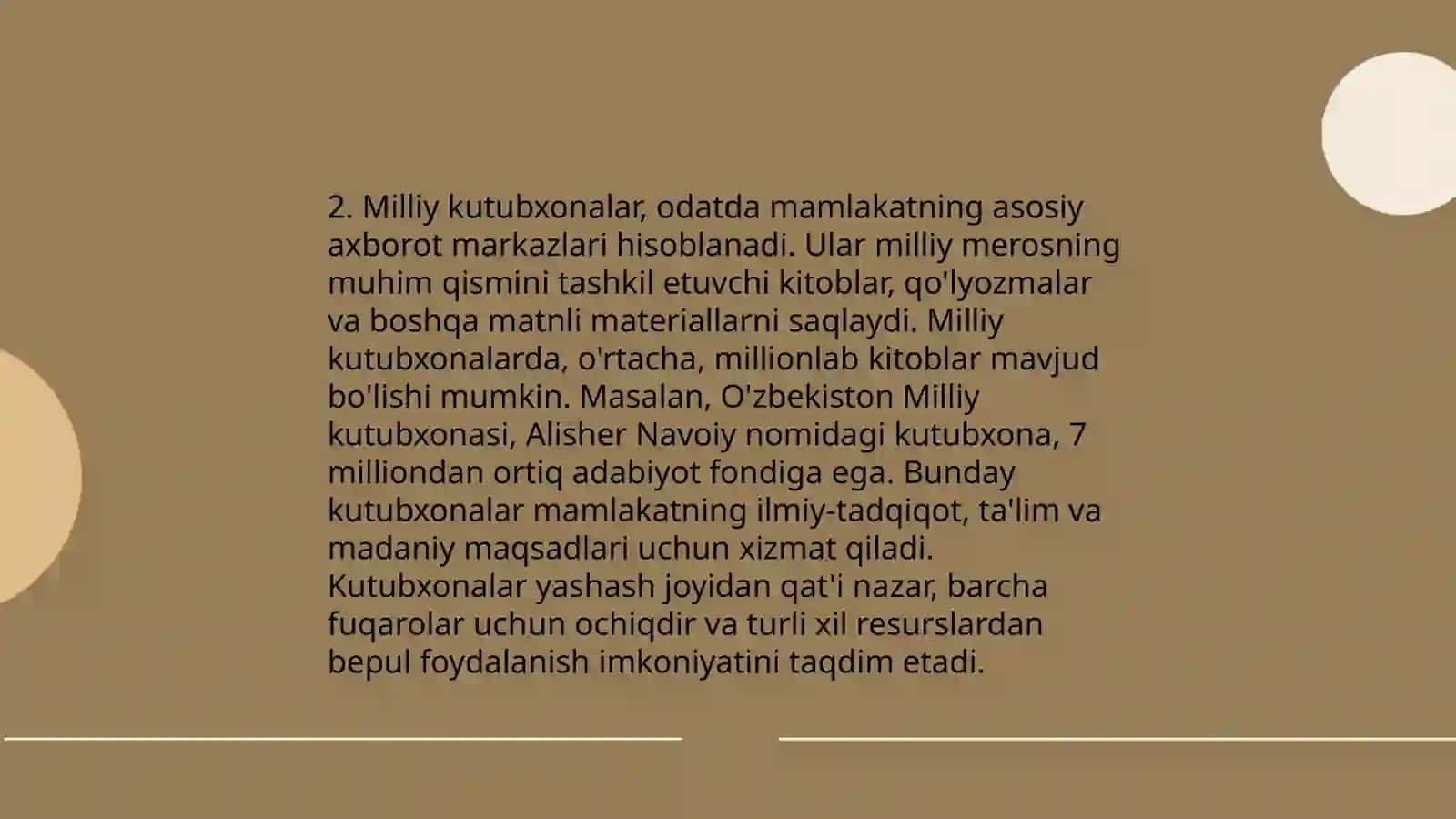 Kutubxona turlari va ularning tavsifi 4