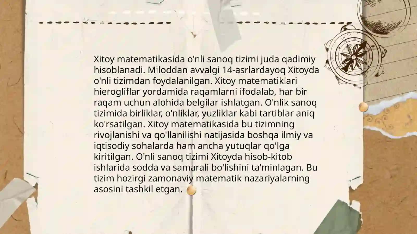 Sharq(Xitoy) matematikasi 4