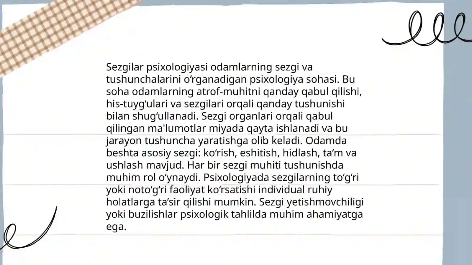 Sezgilar fiziologiyasi 4