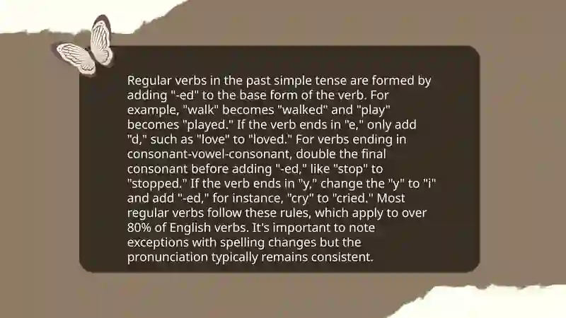 Past Simple 4