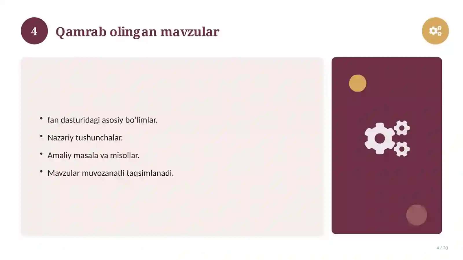 Astronomiya fanidan 9-sinf: test savollari to'plami 4