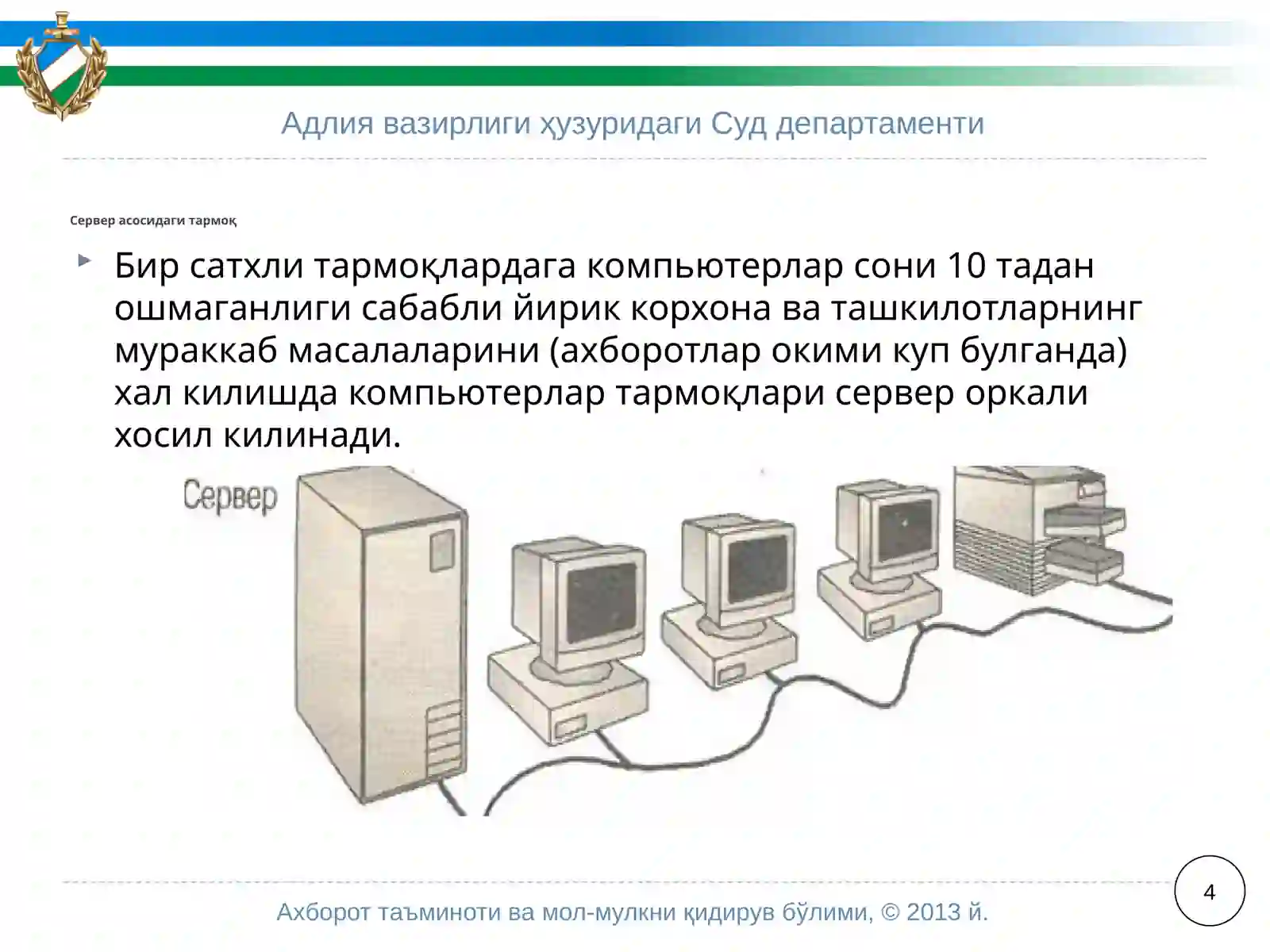 Компьютертармоқлари 4
